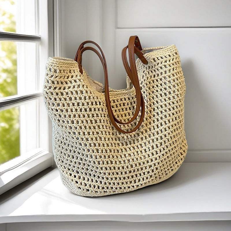 Bolso Trenzado Auren – Bolso Capazo Playa Mujer