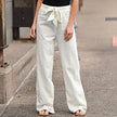 Pantalón Amalfi de Lino – Pantalón Ancho Mujer