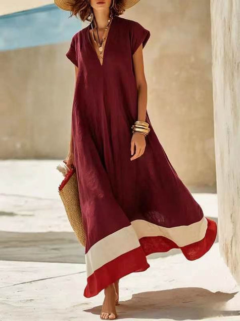 Vestido Riviera – Vestido Corto Manga Corta Mujer