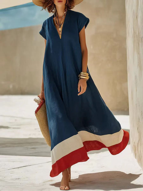 Vestido Riviera – Vestido Corto Manga Corta Mujer