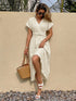 Vestido Amalfi – Vestido Midi Escote en V Mujer