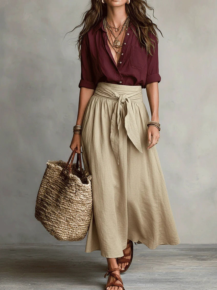 Conjunto Amélie – Falda y Blusa a Juego Mujer