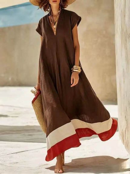 Vestido Riviera – Vestido Corto Manga Corta Mujer