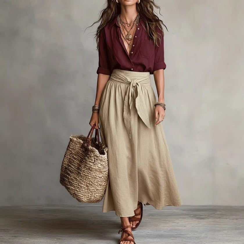 Conjunto Amélie – Falda y Blusa a Juego Mujer