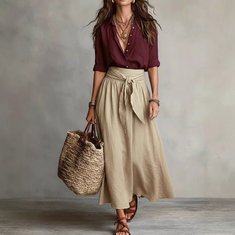 Conjunto Amélie – Falda y Blusa a Juego Mujer